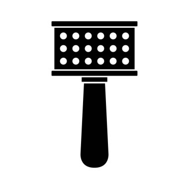 Cabasa ikon vektör simgesi. Basit element çizimi. Cabasa sembolü tasarımı. Web ve mobil için kullanılabilir.