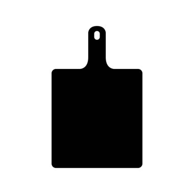 chopping board icon on white background