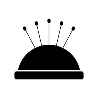 Beyaz arkaplanda iğneleyici ağ simgesi