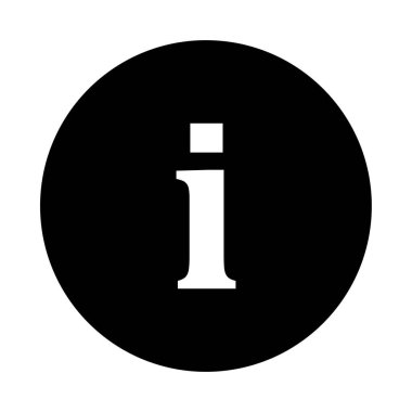 Beyaz arka plan üzerinde izole bilgi simgesi 