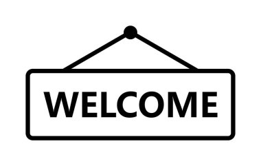 Web için basit illüstrasyon simgesine hoşgeldiniz