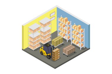 Depo odası beyaz arkaplanda gösterilmiştir