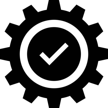 dişli ayarları simgesi, vektör illüstrasyonu