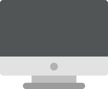 düz biçimli bilgisayar aygıtı elektronik simgesi