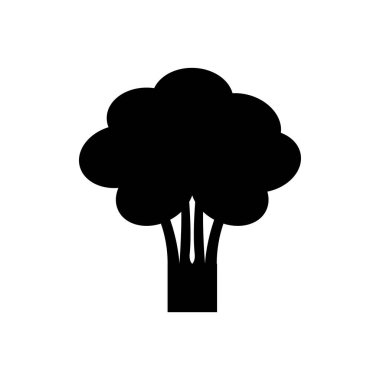 Ağaç simgesi. ağaç simgesi vektörü