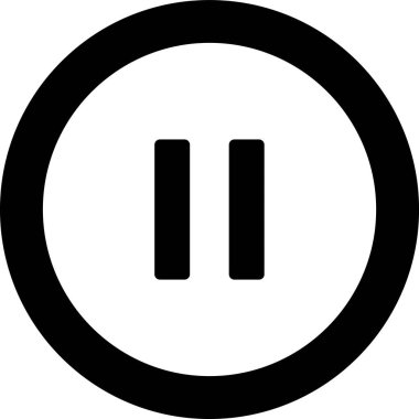 müzik çalar simgesi, vektör illüstrasyonu