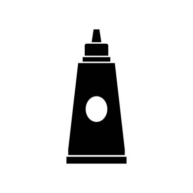 Boya fırçası sembolü. Boya fırçası sembolü. vektör izole çizimi