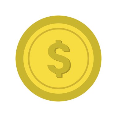 Sikke Simgesi vektör illüstrasyonu