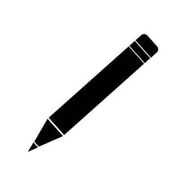 kalem vektör düz simge