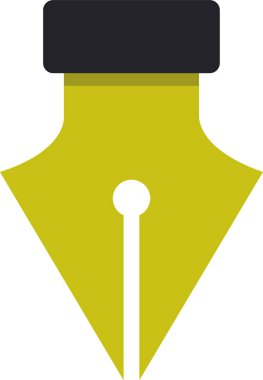 Kalem simgesi. vektör illüstrasyonu