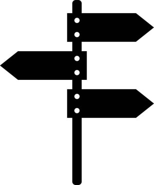 ok yönü simgesi ana hat biçiminde