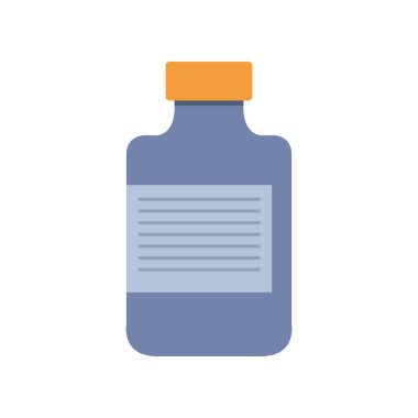 İlaç şişesi izole edilmiş simge