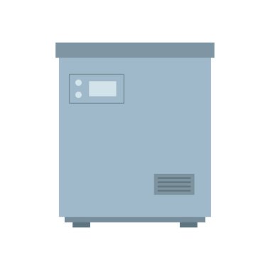 elektrik ısıtıcısı simgesi düz izole vektör