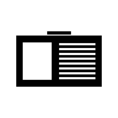 Web vektörü düz çizgi simgesi