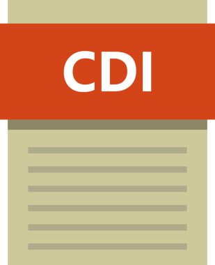 dosya biçimi simgesi, vektör illüstrasyonu