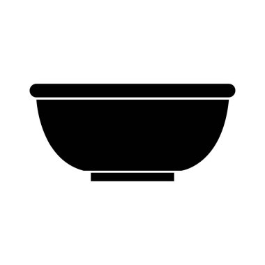 Web ve mobil uygulaması tasarımı, çorba logo kavramı için beyaz arka plan üzerinde izole çorba simge vektör