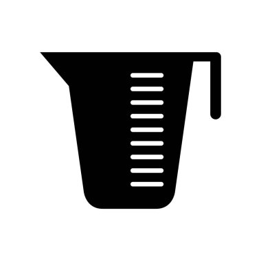 sepet glyph düz simgesi