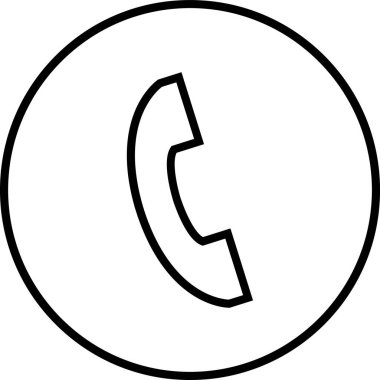 Telefon ikonunu ara. Beyaz arkaplanda izole edilmiş web tasarımı için özet telefon vektör simgesi