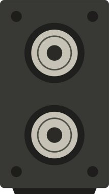 Konuşmacı. Web simgesi basit illüstrasyon