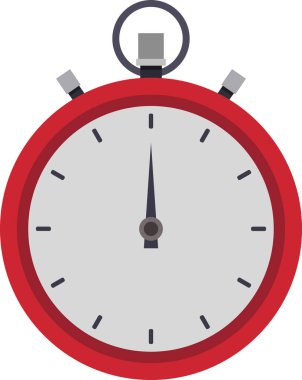 saat düz vektör simgesi