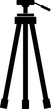 Tripod. Web simgesi basit tasarım