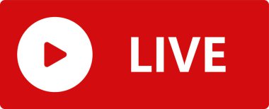 canlı vektör kırmızı düğmesi