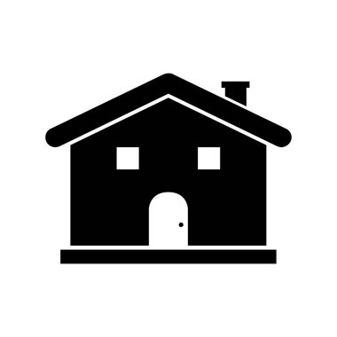 ev vektör simgesi. Düz vektör sembolü. Beyaz arka planda 10 tane izole edilmiş. Web ve yazılım arayüzleri için dizayn edildi.