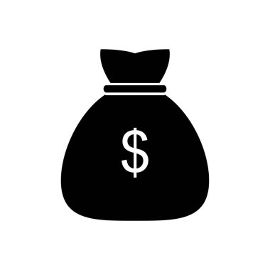 Para çantası simgesini, basit tarzı