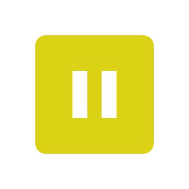 müzik çalar simgesi, vektör illüstrasyonu