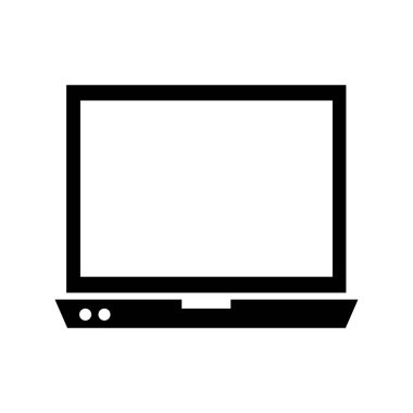 Bilgisayar kutsal kişilerin resmi. Beyaz arka plan üzerinde düz vektör çizim