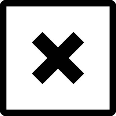 Simge, vektör illüstrasyonunu sil