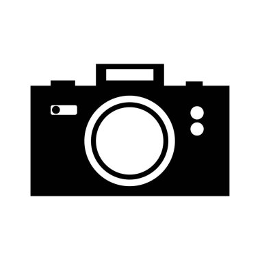 fotoğraf makinesi simgesi beyaz arkaplanda