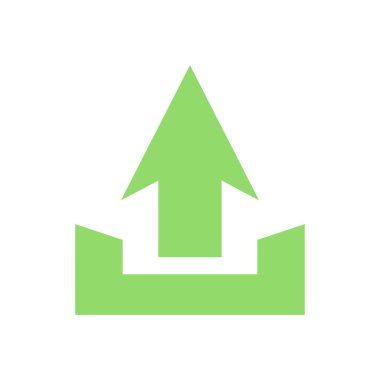 Simge yüklemek. Vektör çizim