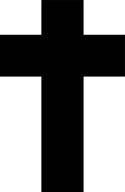 Katı tasarımda çapraz din simgesi