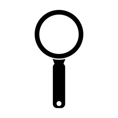 Büyüteç simgesi. vektör illüstrasyonu