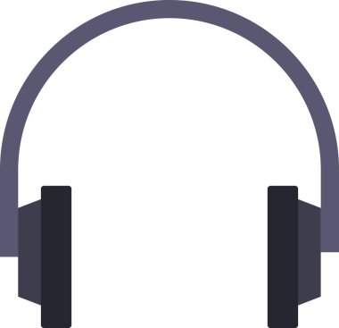 kulaklık simgesi vektör illüstrasyonu