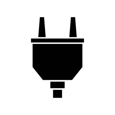 Güç vektör simgesi. düz simge beyaz arkaplanda izole edildi