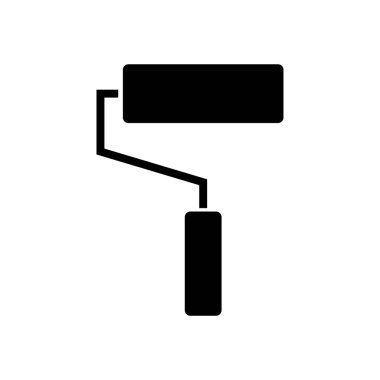 paint roller icon. flat illustration of paint roller vector icon isolated on white background