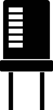 ofis masası simgesi ana hat biçiminde