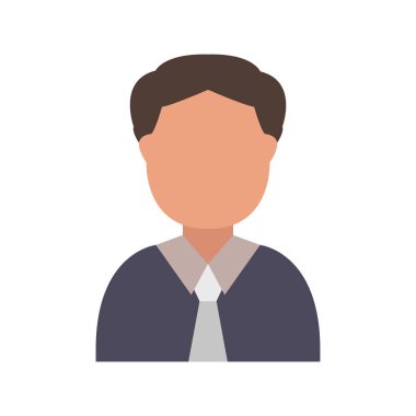 iş adamı avatar simgesi vektör illüstrasyon grafik tasarımı