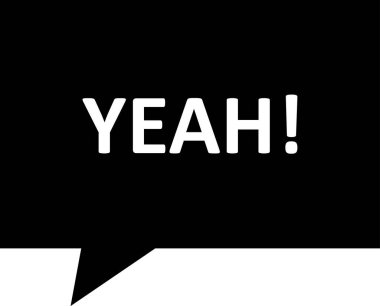 Beyaz arkaplanda kelime wow ile konuşma baloncuğunun vektör çizimi.