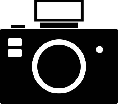 kamera simgesi vektör illüstrasyonu