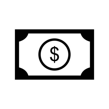 Dolar vektör ince çizgi simgesi