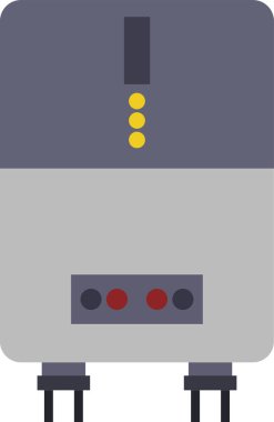 Elektrikli tren ikonu. vektör illüstrasyonu