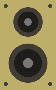 Hoparlör simgesi. Düz tasarım stili