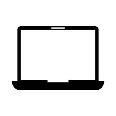 dizüstü bilgisayarlar vektör simgesi gösterimi basit biçimdedir