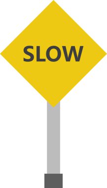 Hız tabelası olan yol işareti