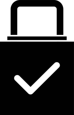 kutucuk simgesini işaretle, vektör illüstrasyonu beyaz arkaplanda izole edildi