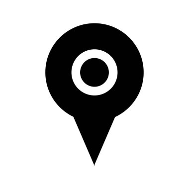 konum simgesi vektör illüstrasyonu