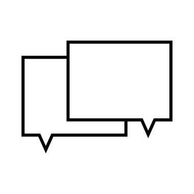 Kolayca düzenleyebilen ya da düzenleyebilen Sohbet Vektörü simgesi